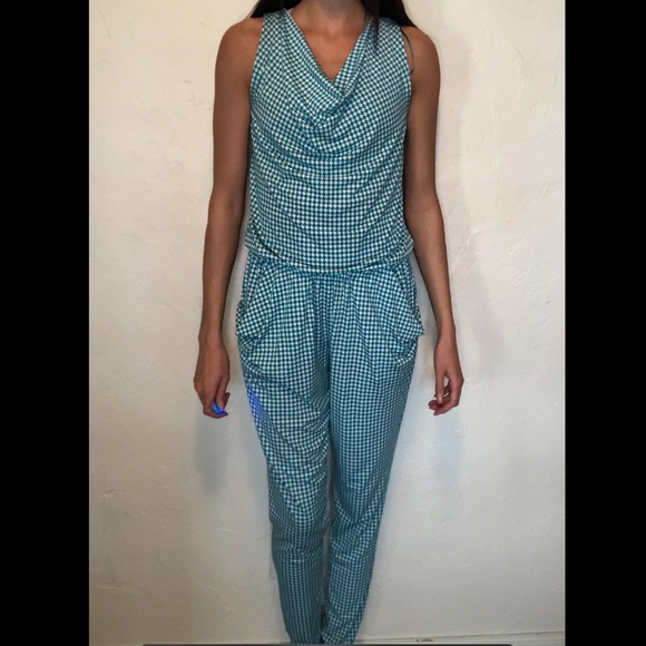 Michael Kors Jumpsuit Sleeveless Blue and White S - Picture 2 of 4